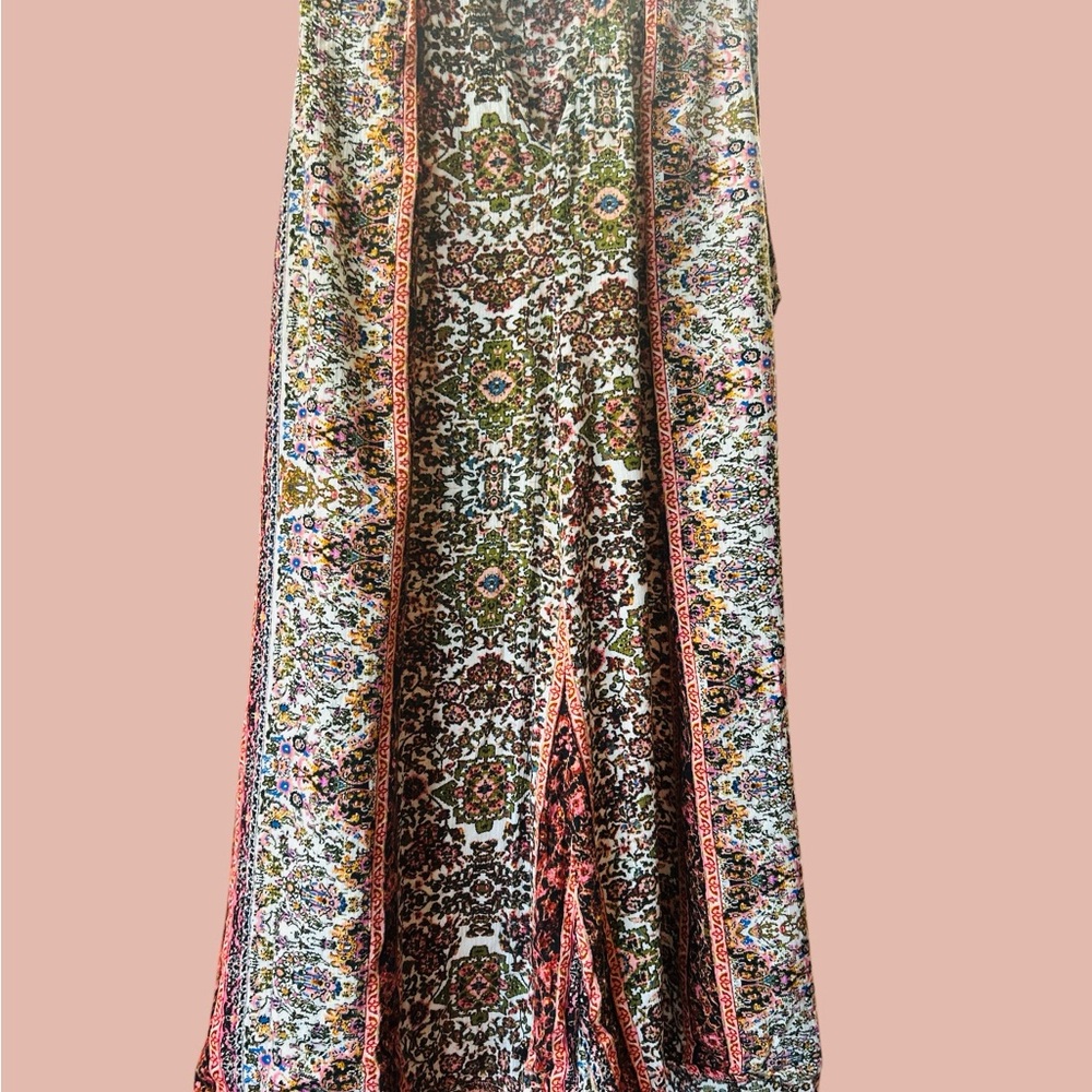 Boho Floral Sleeveless Swing Dress - Picture 4 of 6